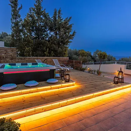דירה Albore Imblue, Jacuzzi Bliss In Countryside Escapes Palaiokastro (Crete)